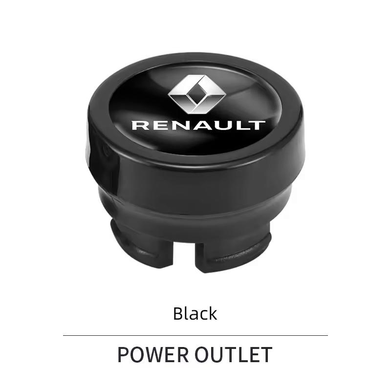 For Renault 2026 New Hub Caps For Renault Megane 2 3 4 Twingo Clio Talisman Captur Trafic Kwid Scenic 2 Car Cigarette Lighter C