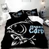 Nash Fishing Logo Duvet Cover Pillowcase Bedding Set Adult Boy Girl Bedroom Decoration Children Gift Single Double Large Size