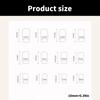 24 шт. накладные ногти в виде кленовых листьев осень-зима акриловые ногти средние квадратные полное покрытие накладные ногти осень пресс-накладные ногти