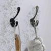 Coat Hook 6 Pieces Vintage Metal Coat Hooks Coat Rack Retro Hook For Hat Clothes Wall Hooks With Bronze Screws One Size - PJ