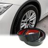 Черная резиновая накладка на колесную арку из углеродного волокна с защитой от царапин, подходит для модификации автомобиля и защиты от столкновений