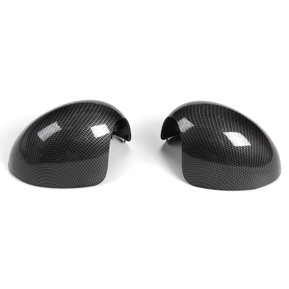ABS Carbon Texture Wing Mirror Cover Cap 51162754913 For Mini For Cooper R55 R56 R57 R58 R60 R61 2007-2014 -2Pcs