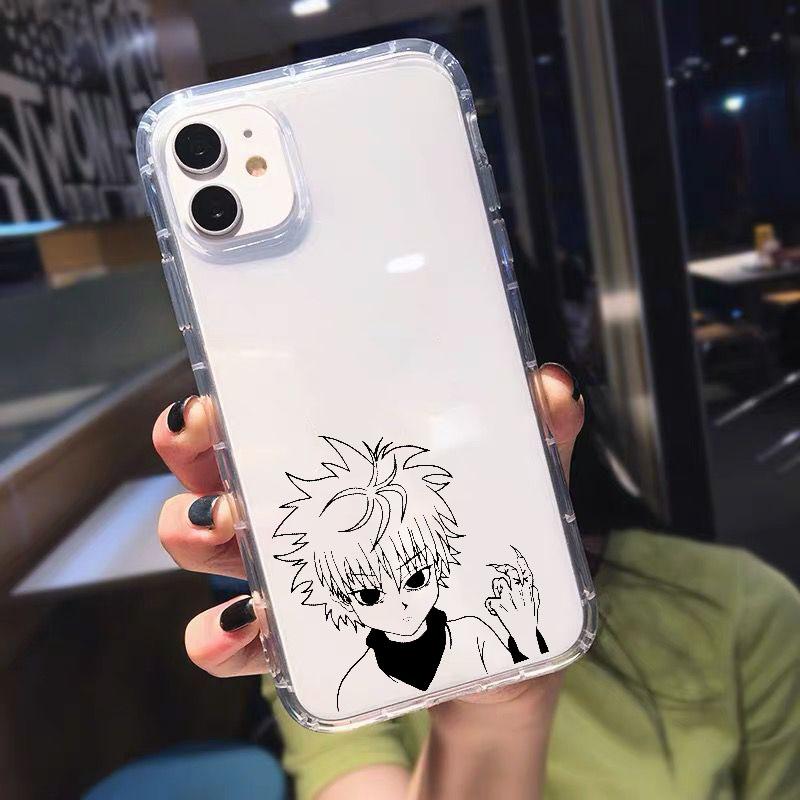 GYKZ Hunter X Hunter прозрачный чехол для телефона iPhone 13 11 Pro 12 XR X XS MAX SE20 7 8 6 Plus милый HXH аниме мягкий чехол Fundas