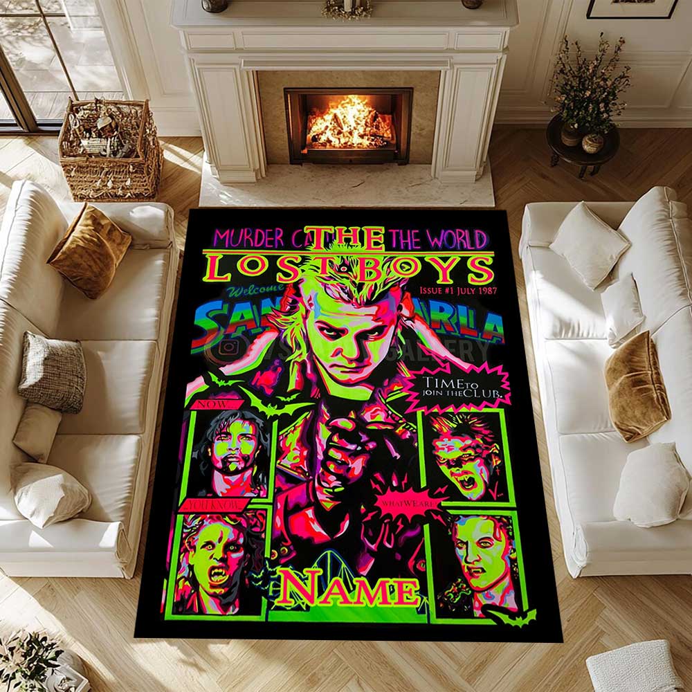 Like Warner Bros. Movies (22) Customize your name rug, office chair cushion, home bedroom living room gift.