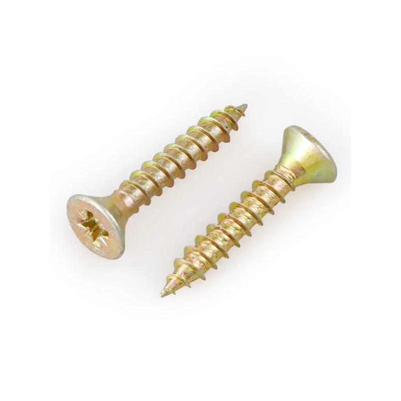 Color Zinc Cross Flat Head Fiberboard Self-Tapping Screws