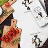 Funny Black Labrador Retriever Kitchen Dish Towels, Black Lab Gifts, All Food Must Go to The Lab for Testing Decorative Hand Tea Towels for Kitchen