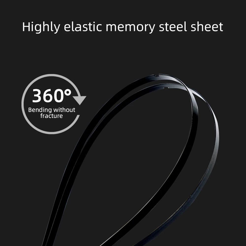 10 размеров, универсальный автомобильный дворник, бесшумный автомобильный передний стеклоочиститель, мягкая двойная резиновая полоса, аксессуар для дворников лобового стекла