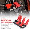 SXR-5 Way Car Midi Fuse Box Block Holder 200A Multi-Pole Fuse Block For RV Car Boat Bus