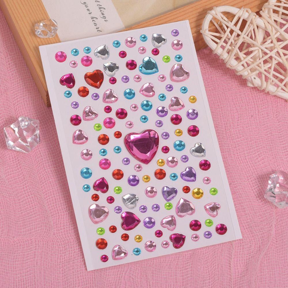 Colorful 3D Face Jewelry Stickers Mixed Eyeliner  Decals Disposable Tattoo Stickers  Party