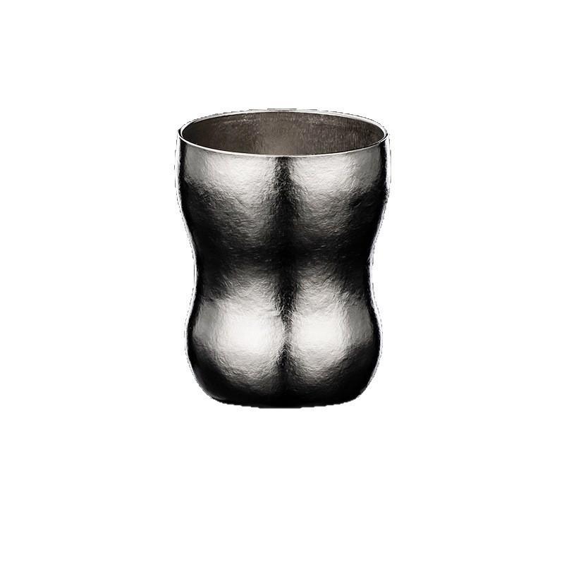 Pure Titanium Double Wall Tea Cup 170ml Mini Insulated Tumbler Office Home Travel Gift