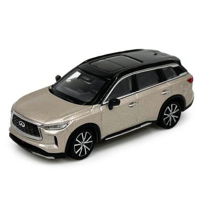 Paudi Model 1/64 Масштабная литая модель автомобиля Infiniti QX60 Коллекция, Готовая, Золотой