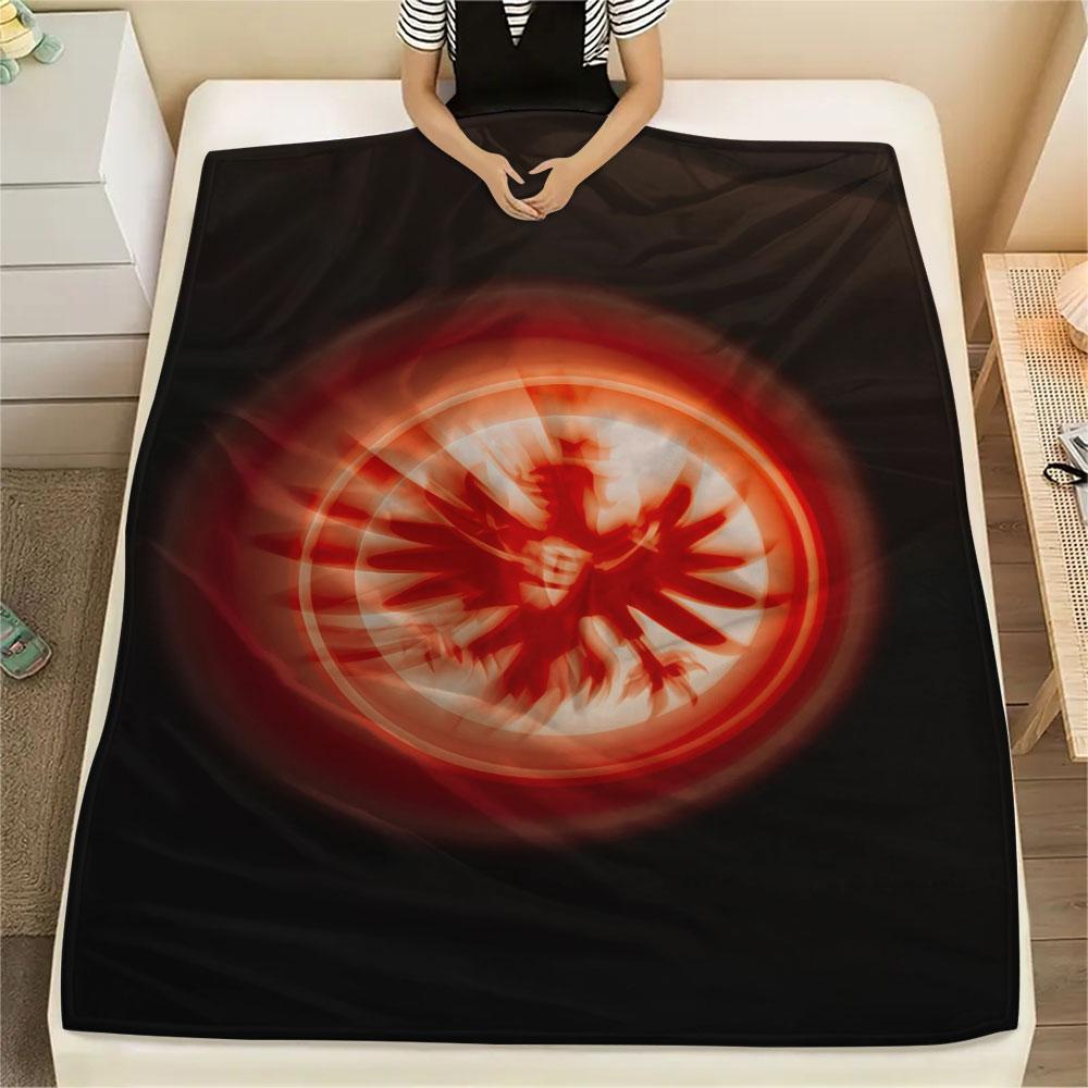 Frankfurt Printed Flannel Blanket, soft throw for bedroom sofa, washable, Christmas present, great gift.