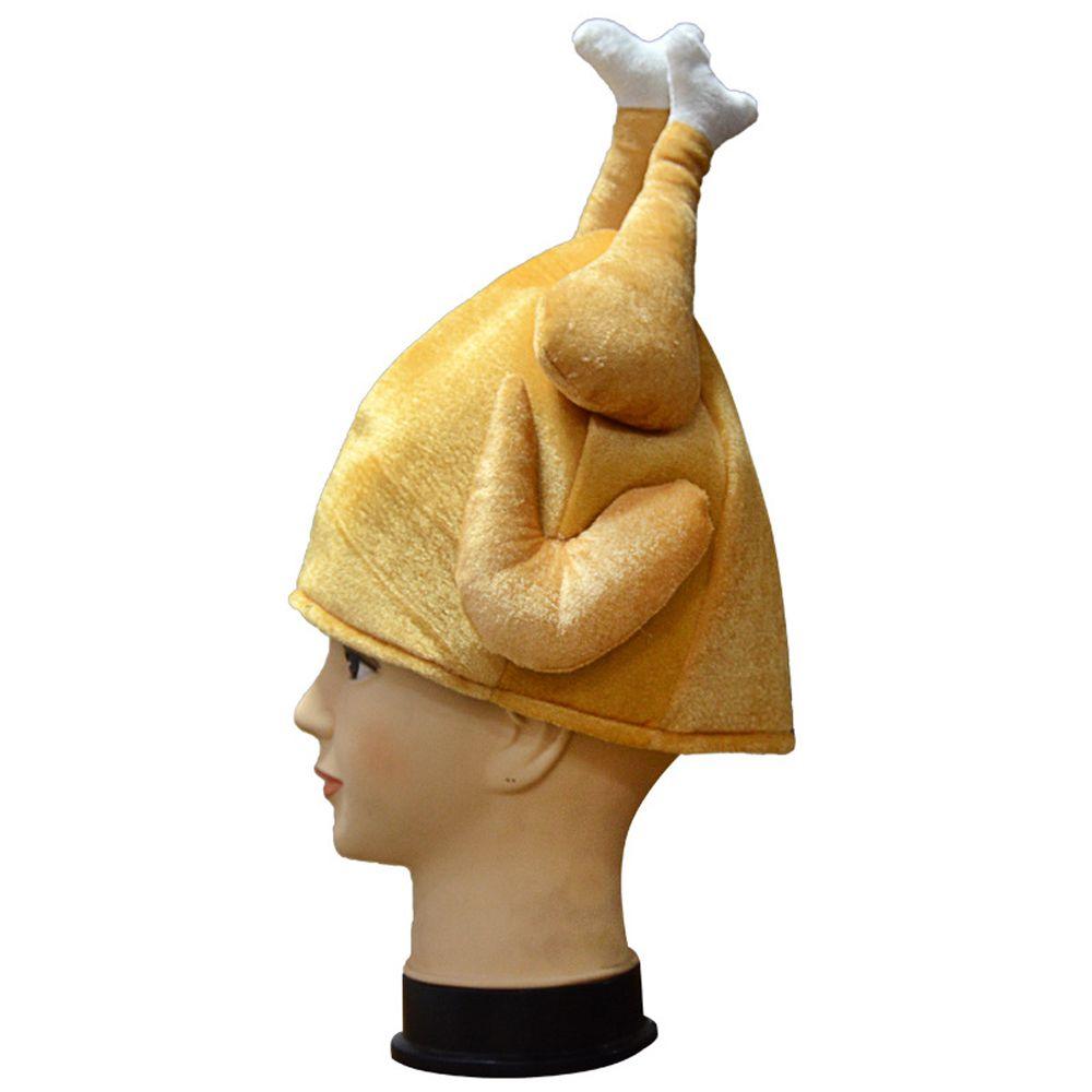 Soft Party Funny Thanksgiving Day Festival Costume Caps Turkey Hat