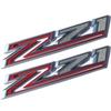 1pcs Z71 Emblem Sticker Side Fender Rear Trunk Decals Car Styling for Ch+evr+olet SILVERADO