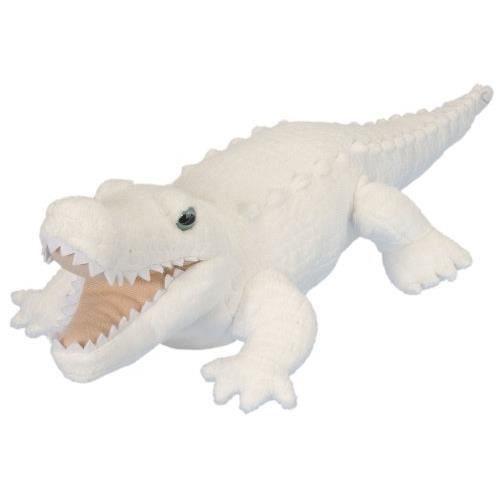 Peluche - WILD REPUBLIC - CUDDLEKINS ALLIGATOR - 38 cm - Blanc - Pour enfants à partir de 3 ans