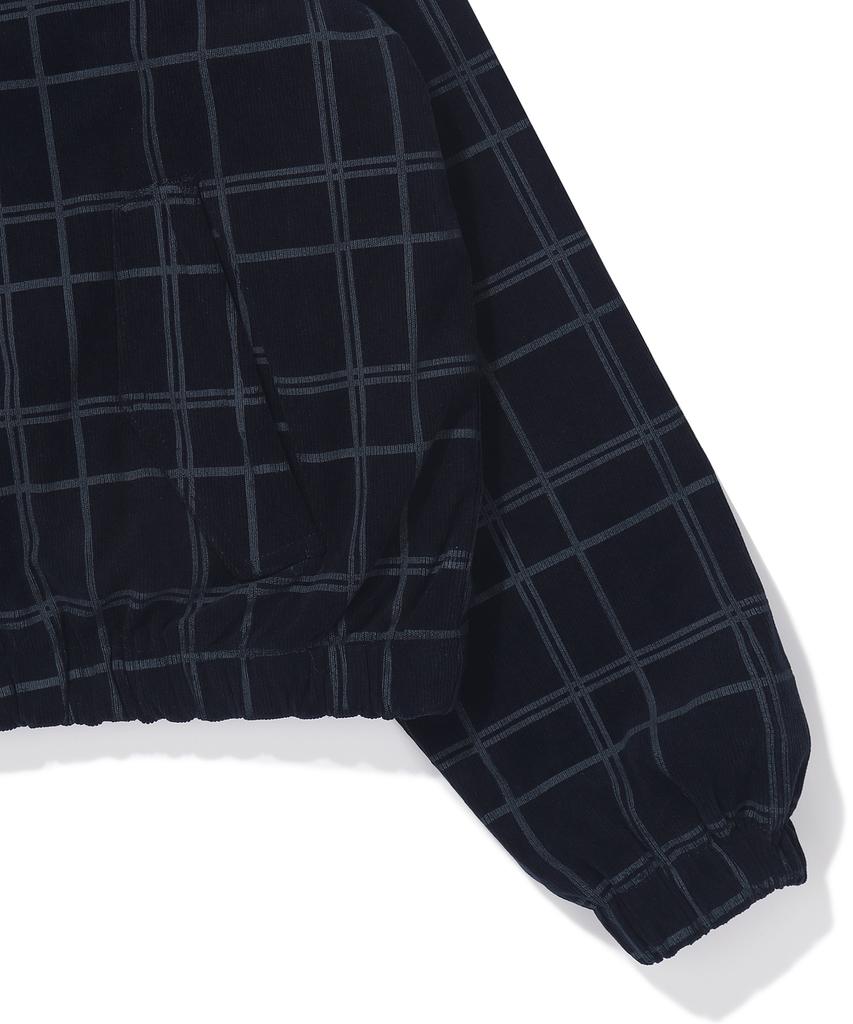 BIBISSIEOSEU Women'S Warm Day Jacket Navy Check