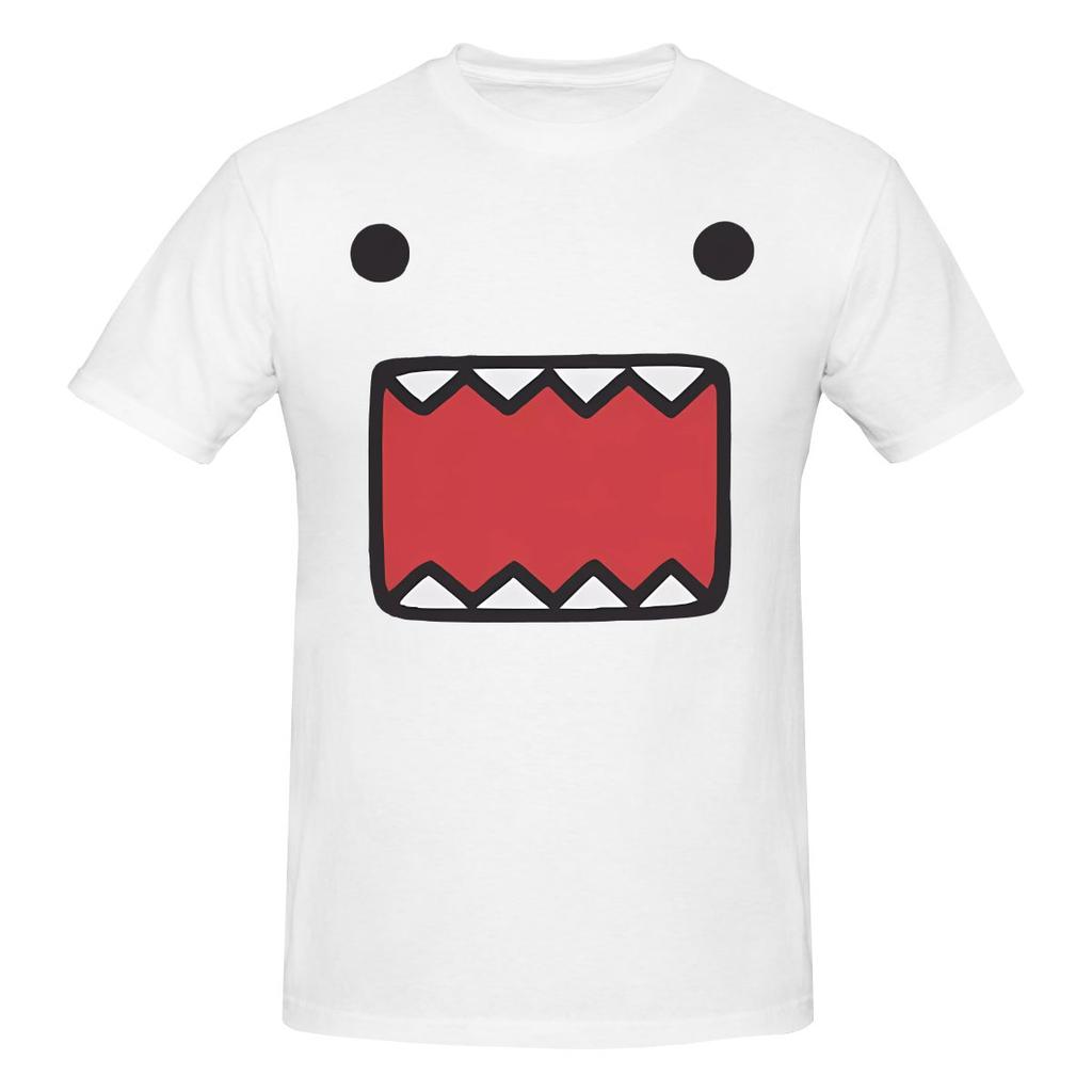 Domo Kun Doll Face Vintage Tshirt Sweet Girl Girlish Feeling Lazy Feeling Tshirt