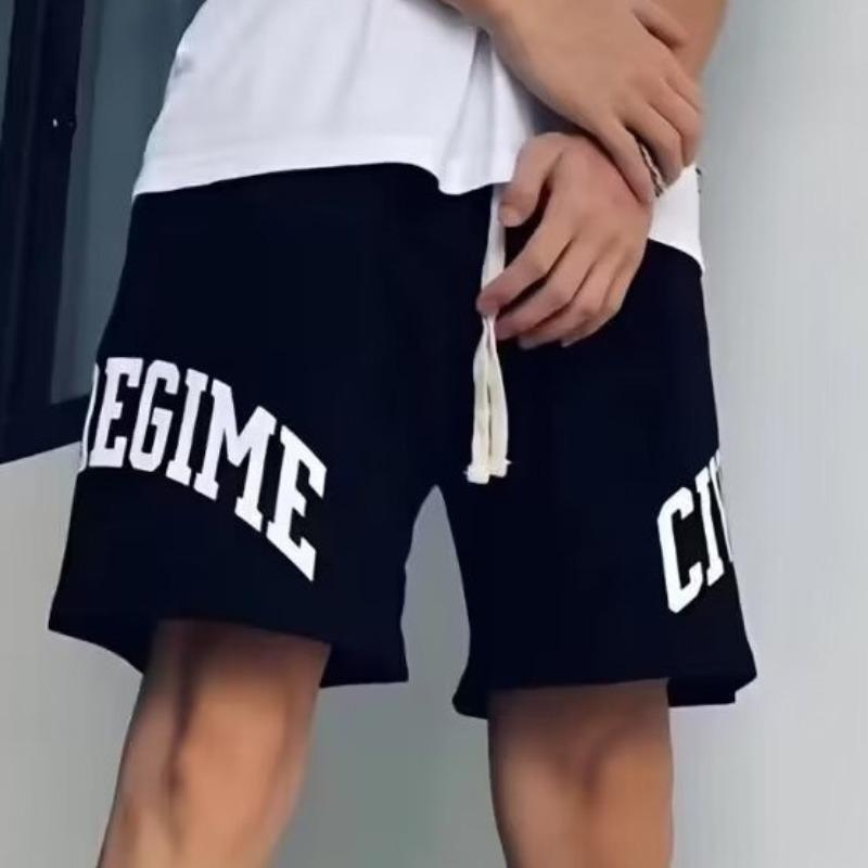 Американские модные брендовые шорты, мужские летние свободные повседневные брюки с пятью точками