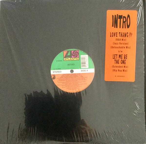 12-дюймовая пластинка INTRO Love Thang 085802 Atlantic 1993 US Rap HipHopRB Б/у