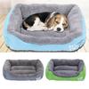 Yousheng Rectangle Fluffy Dog Bed Washable Plush Pet Bed with Bolster Neck Support Comfy Warm Puppy Bed for Indoor Cats Small Medium Dogs