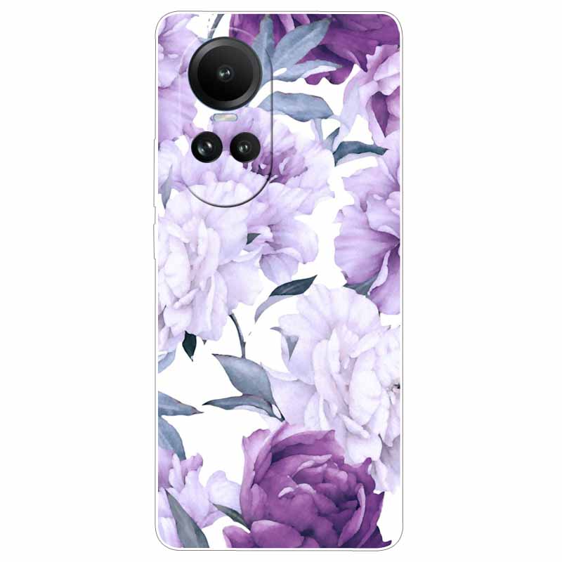 Чехол для Oppo Reno 10 5G CPH2531 Силиконовый Расписной Кот Животные ТПУ Мягкий Мраморный Coque для Oppo Reno10 Pro 5G CPH2525 Чехол для Телефона