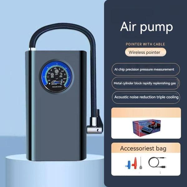 150PSI 12V Electric Car Tire Air Pump Air Compressor Portable Car Tyre Inflator Wireless Tire Air Injector for Auto Motorcycle Bike