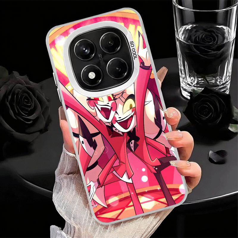Мягкий чехол для телефона Hazbin Hotel Anime для Xiaomi Redmi Note 13 14 15 Pro Plus 12S 12 11S 11 11T 10S 10 Ударопрочная задняя крышка