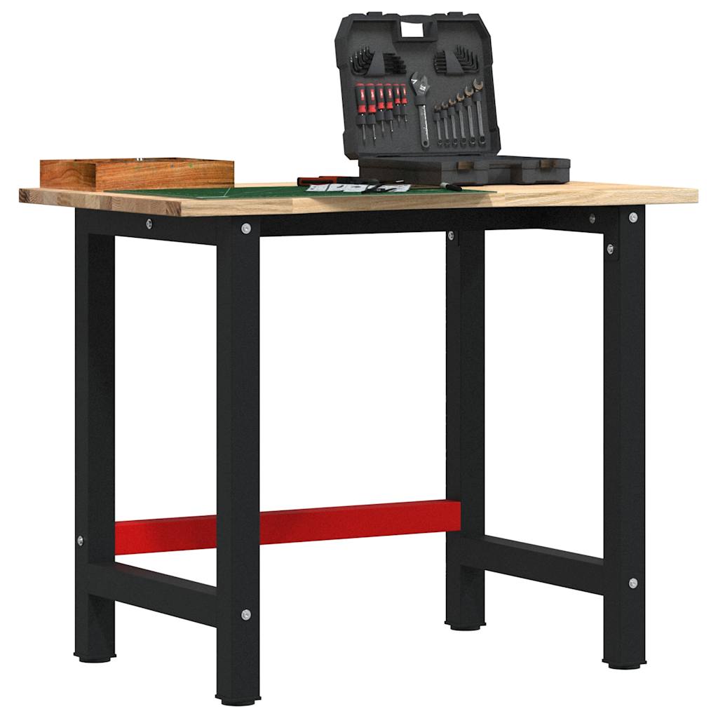 Vidaxl Stolik Roboczy, 100X60X81,5 Cm, Lite Drewno Dębowe