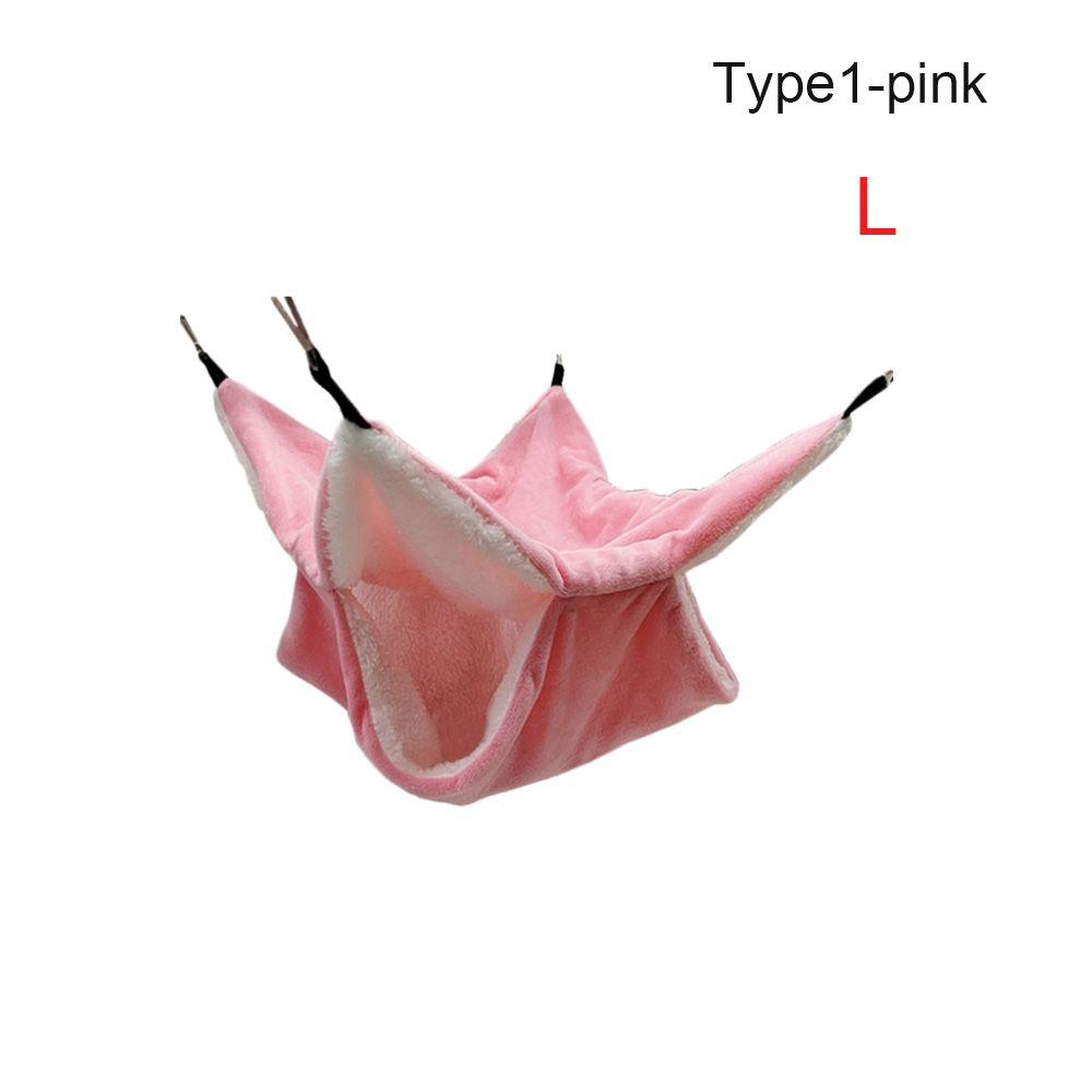 Зимний удобный домик для морской свинки, спальный мешок для маленьких животных, теплая клетка, домик для хомяка, гамак