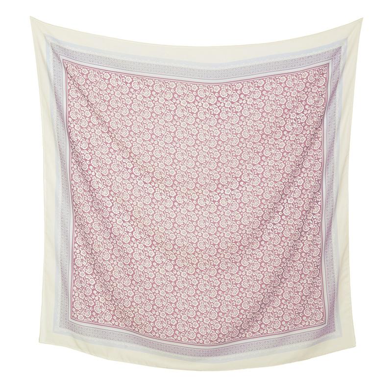 Малайзия Цветочный Принт 110 Квадратный Шарф Мусульманский Хиджаб Женщины Элегантные Шали Дамы Повседневный Головной Платок Тюрбан Косынка Оптовая Продажа