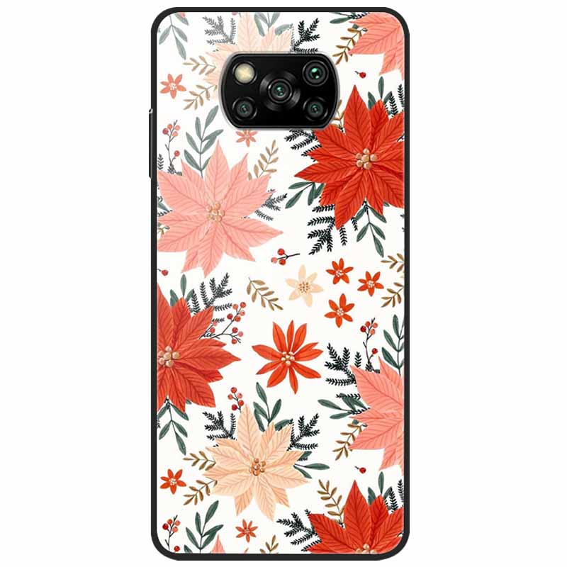 For Poco X3 Pro Case Fashion Cute Tempered Glass Luxury Coque Covers for Xiaomi Poco X3 NFC Cases PocoX3 X 3 Bumper Protector