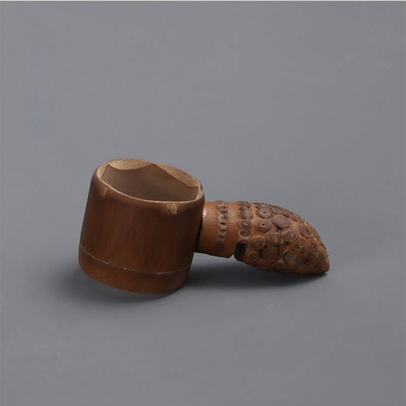 1 шт. ситечко для чая из корня бамбука, чайная церемония, шесть мужских фильтров для чая, китайский стиль, дзен-кунг-фу, чайный сервиз, аксессуары, бамбуковые изделия ручной работы