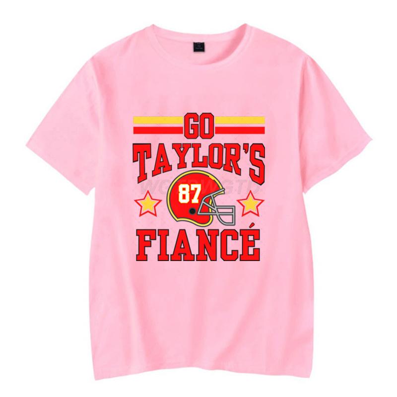 Funny T Shirts TTaylors Fiance Classic Tops Crew Neck Casual Tops Funny Unisexs Womens Clothing Gift for Fans Classic Tops