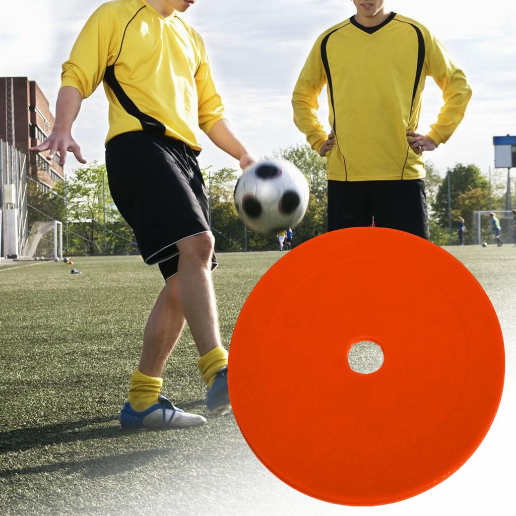 Football Training Mark Plate Non-slip Training Vibrant Color Soccer Training Obstacle Round Disc Football Sports