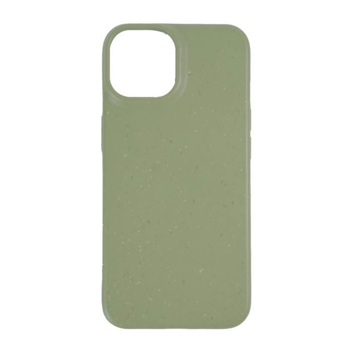 Coque biodégradable - iPhone 15 Plus - Vert militaire - Écologique - Semi-rigide