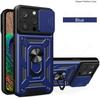 Магнитный держатель для кольца Funda для iPhone 16 Pro Max, чехол для iPhone 16, 15 Plus, 13, 14 Pro Max, 12 Mini, чехол Slide Lens Armor Cover