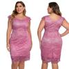Элегантное сексуальное платье для ночного клуба в Европе и Америке для женщин больших размеров