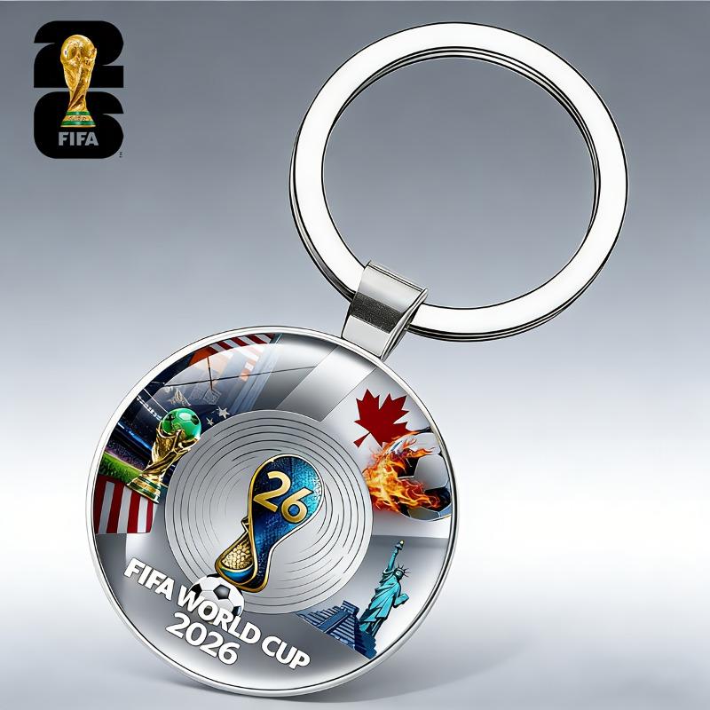 1 шт. Брелок в классическом стиле Чемпионата мира по футболу FIFA, красный кулон из цинкового сплава, для офиса, вечеринки на открытом воздухе, подарок