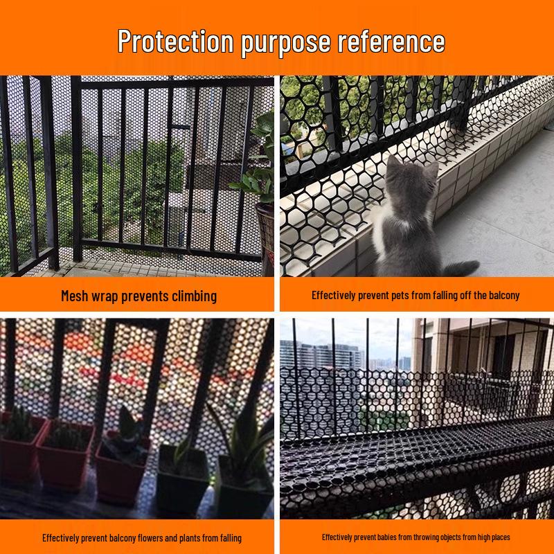 Сетка безопасности для кошек: Защитная сетка для балкона и окна для предотвращения краж и защиты от падений