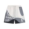 Li Ning Badfive Series Seven City Collaboration Changan Youth Color Block Letter Print Loose Casual Shorts Men shorts AKST823-2