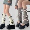 Сохраняйте тепло, надевайте на ноги гетры с бантом, длинные носки Y2K для женщин