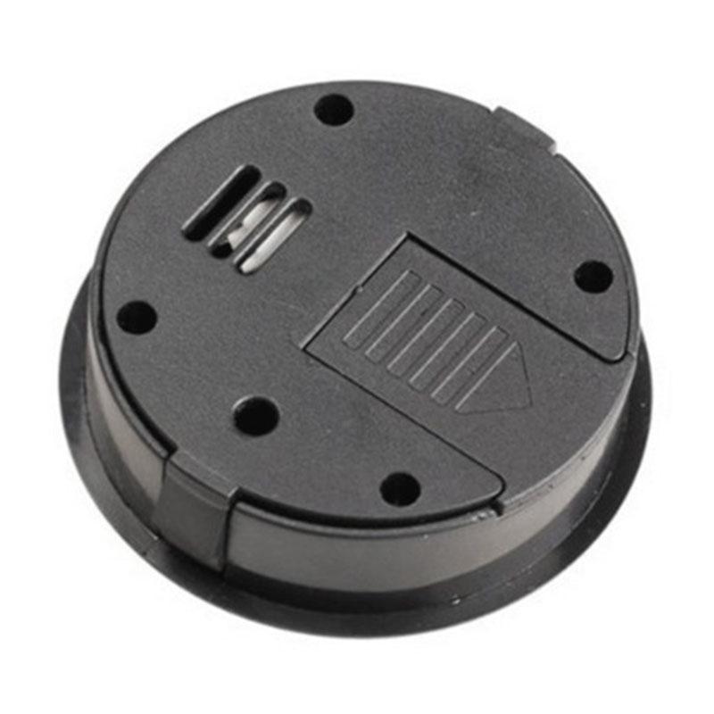 Новый круглый цифровой сигарный хьюмидор, гигрометр, термометр, инструмент, черный 