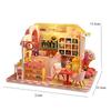 Miniature Doll House Handmade 3D Puzzle Assembly Building Model Kit Creative Room Bedroom Decoration With Furniture Wooden Craft