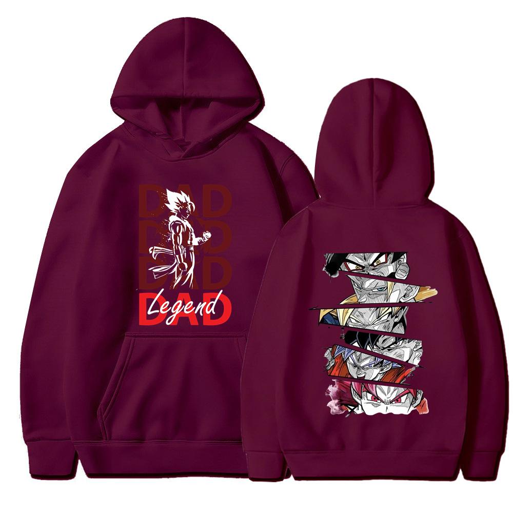 Свитер-пуловер «Демон», толстовка с капюшоном «Жемчуг дракона», осенний флис для мужчин и женщин, свободный повседневный свитер в уличном стиле, размер S-3XL, топ