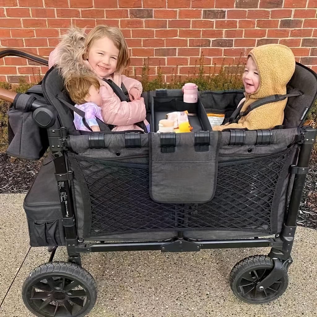 Поднос для закусок, подвесная сумка для тележки, легко моющийся универсальный поднос для закусок для тележки W4, аксессуары с подстаканником.