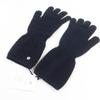 Pristine HERMES gloves Serie Metal Knit Navy cashmere Women S Used