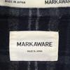 markaware Made in Japan Cashmere Blend Check Pattern Long sleeve Button down shirt Women Used