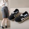 Осень новые инс корейская версия дышащие маленькие белые туфли женские студенческие платформа универсальные повседневные спортивные кеды
