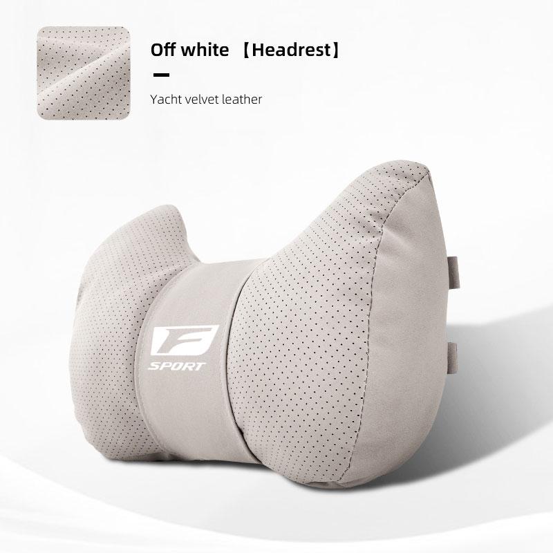 AABGC1 Lexus Car Interior Seat Suede leather Bull Horn Headrest For Lexus F SPORT ES RX NX LS UX LM LX GX LC RZ IS CT GS RC HS SC LBX