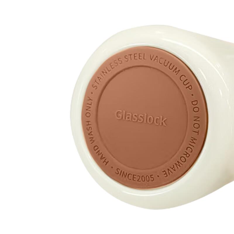 Стеклянная кружка-термос GLASSLOCK серии Mica из нержавеющей стали